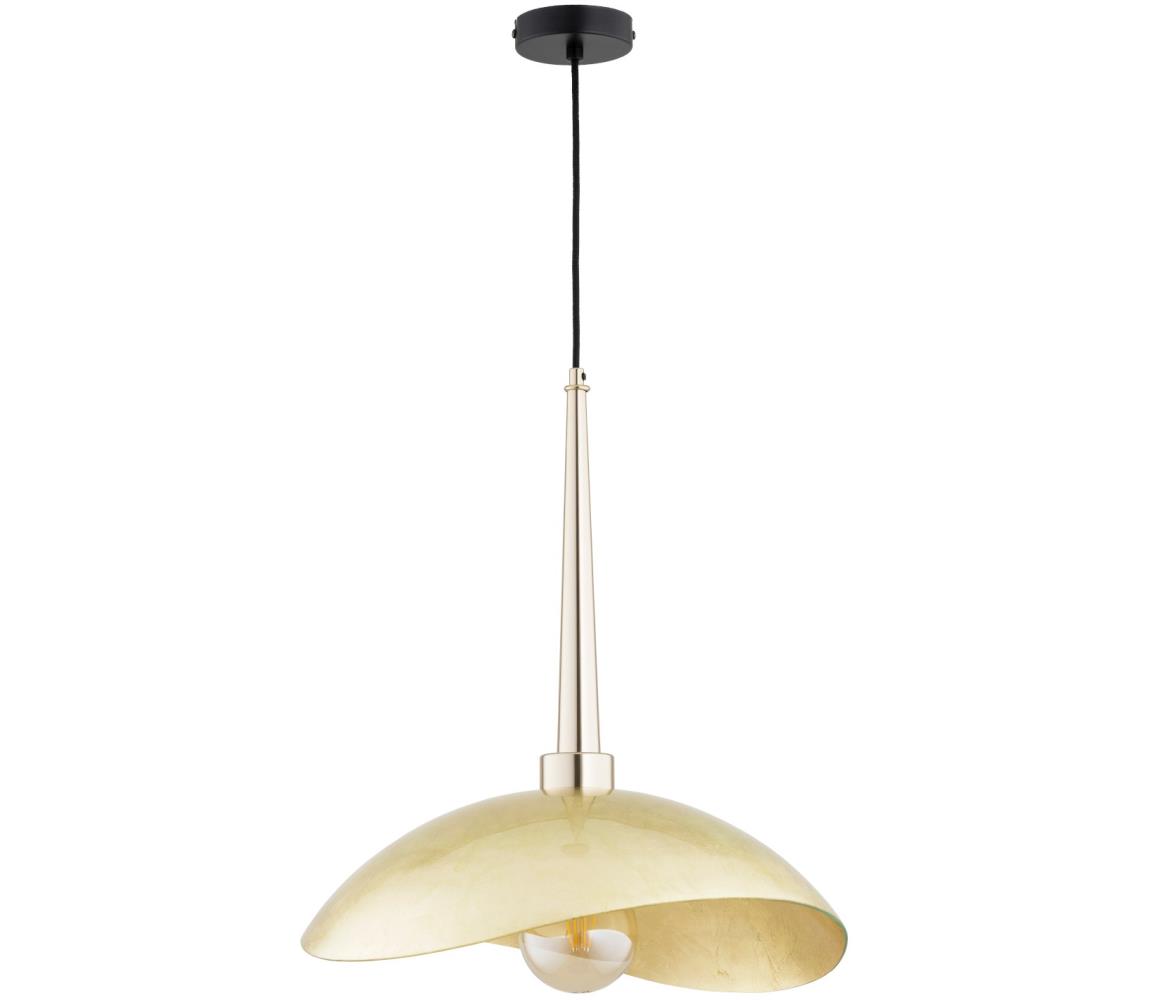  Lustr na lanku GOLDEN 1xE27/15W/230V zlatá 61548