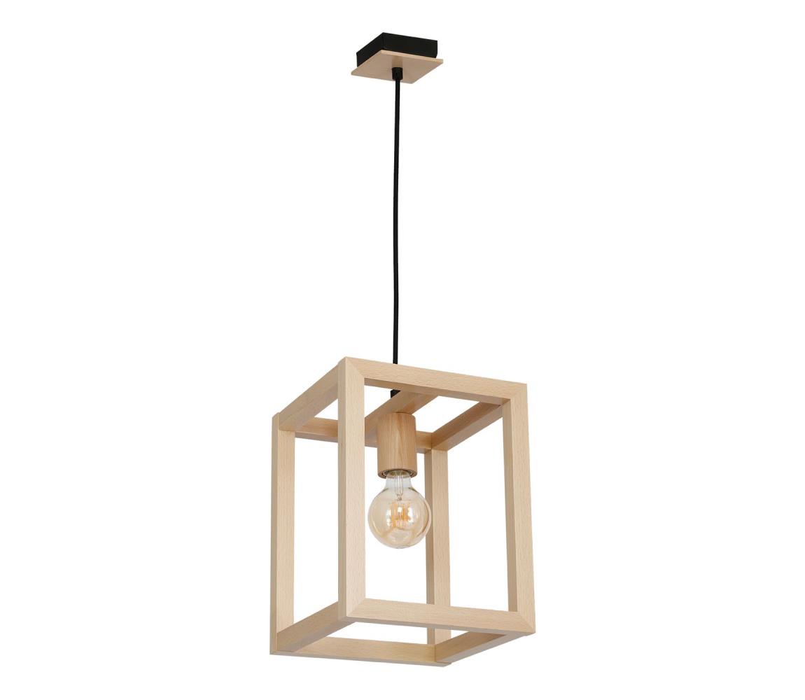  Lustr na lanku LEGNO 1xE27/60W/230V 8418