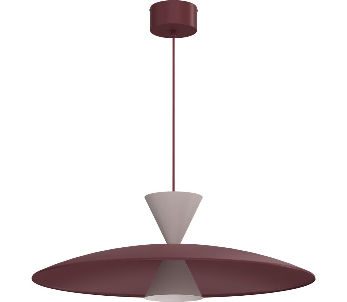  Lustr na lanku MISTIC 1xGX53/15W/230V burgundy 7989A