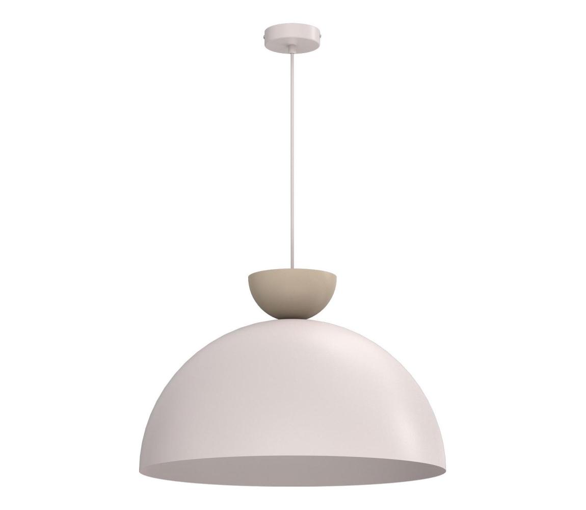  Lustr na lanku NEVIS 1xE27/15W/230V pr. 50 cm krémová 9711A