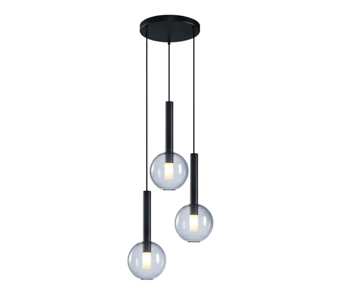  Lustr na lanku NIKO 3xG9/9W/230V černá ML0333