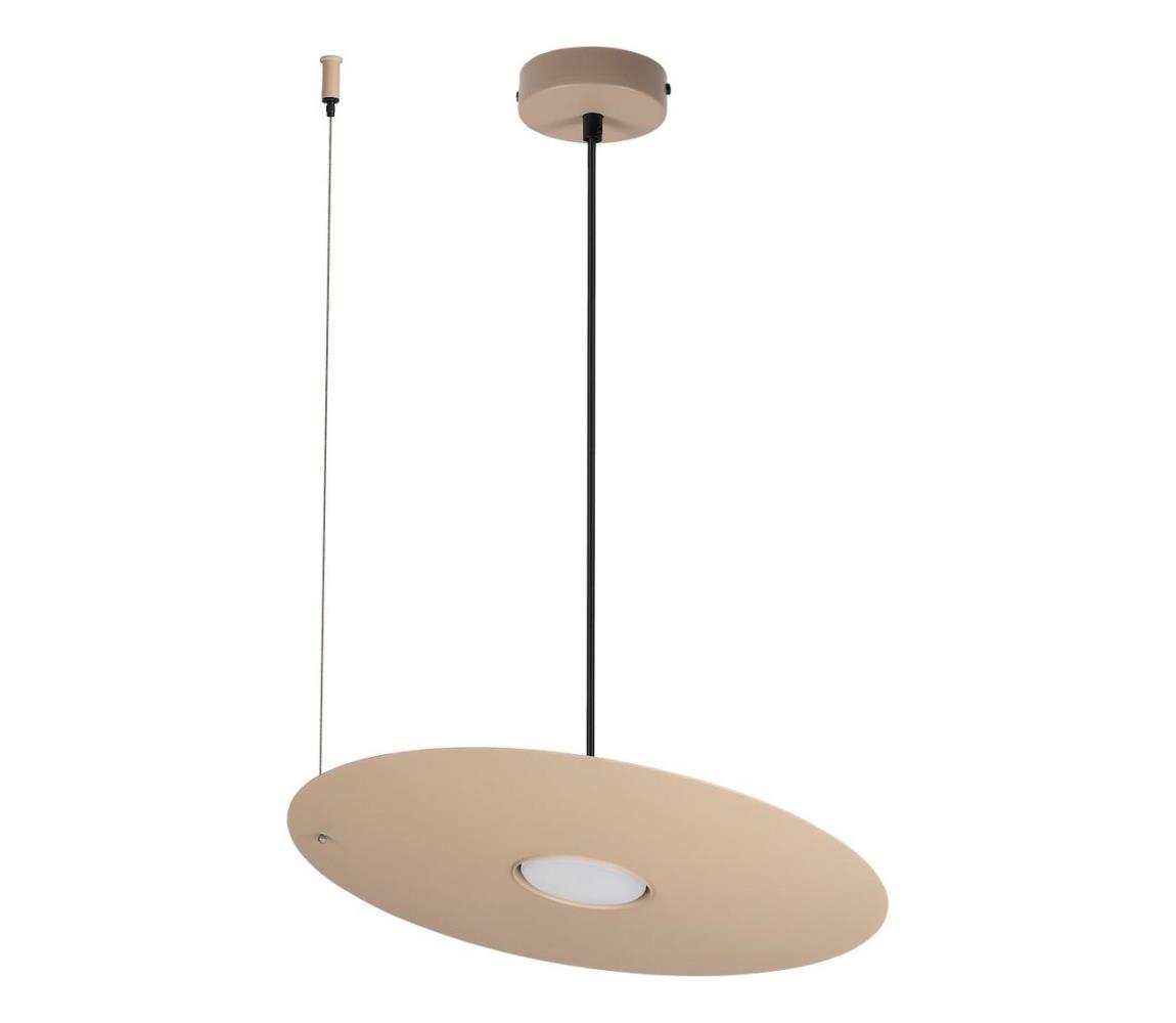  Lustr na lanku PIATTO 1xGX53/15W/230V pr. 35 cm béžová MLP2910