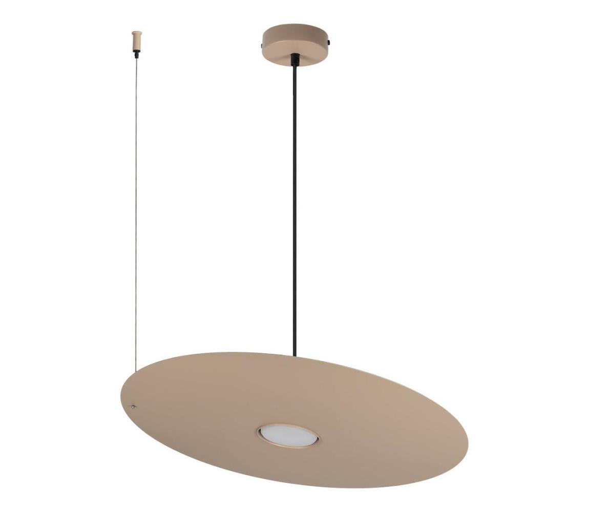  Lustr na lanku PIATTO 1xGX53/15W/230V pr. 45 cm béžová MLP2914