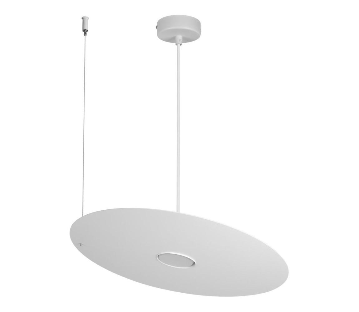  Lustr na lanku PIATTO 1xGX53/15W/230V pr. 45 cm bílá MLP2912