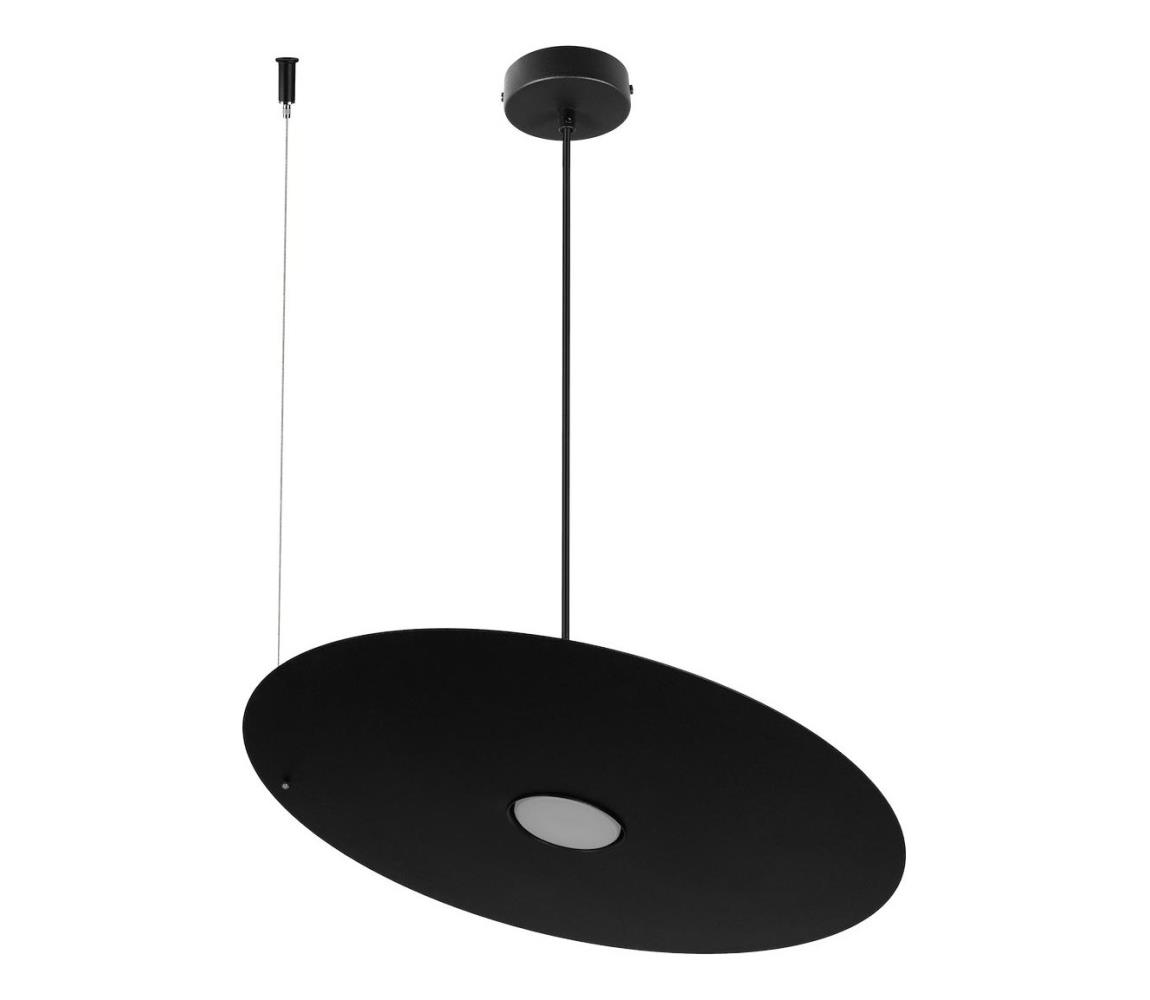  Lustr na lanku PIATTO 1xGX53/15W/230V pr. 45 cm černá MLP2913