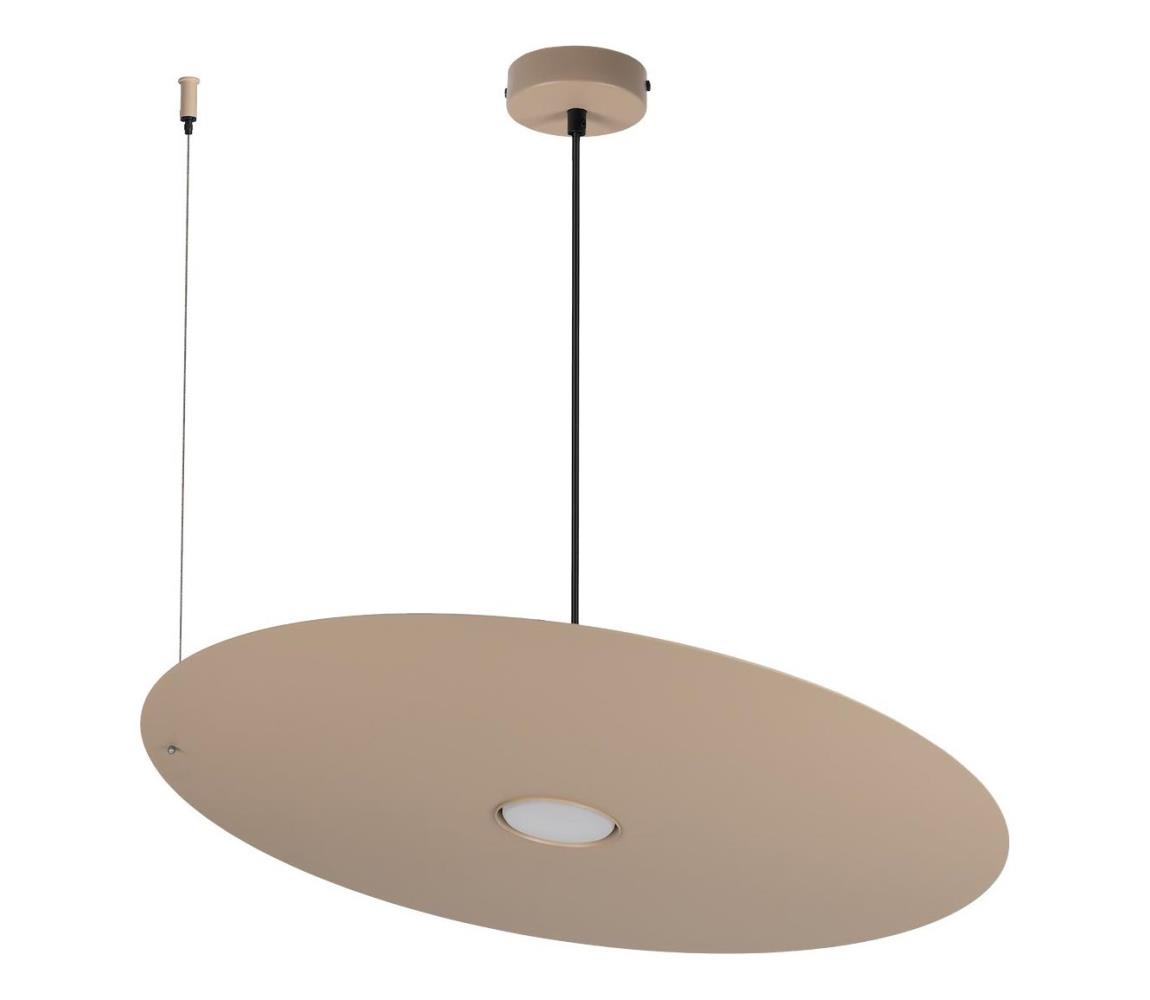  Lustr na lanku PIATTO 1xGX53/15W/230V pr. 55 cm béžová MLP2918