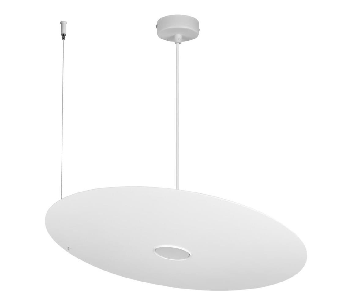  Lustr na lanku PIATTO 1xGX53/15W/230V pr. 55 cm bílá MLP2916