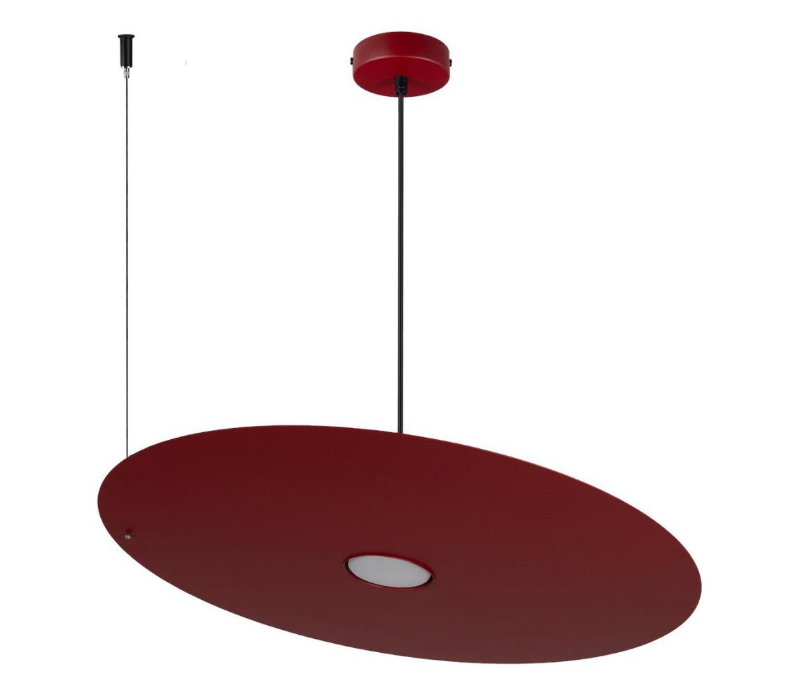  Lustr na lanku PIATTO 1xGX53/15W/230V pr. 55 cm vínová MLP2919
