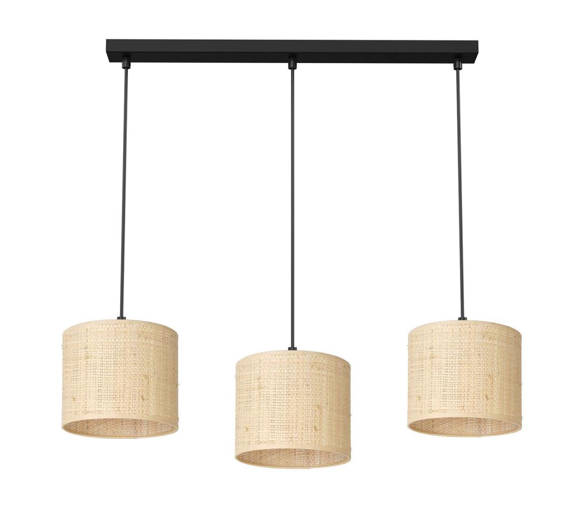  Lustr na lanku RATTAN 3xE27/60W/230V ratan 5281