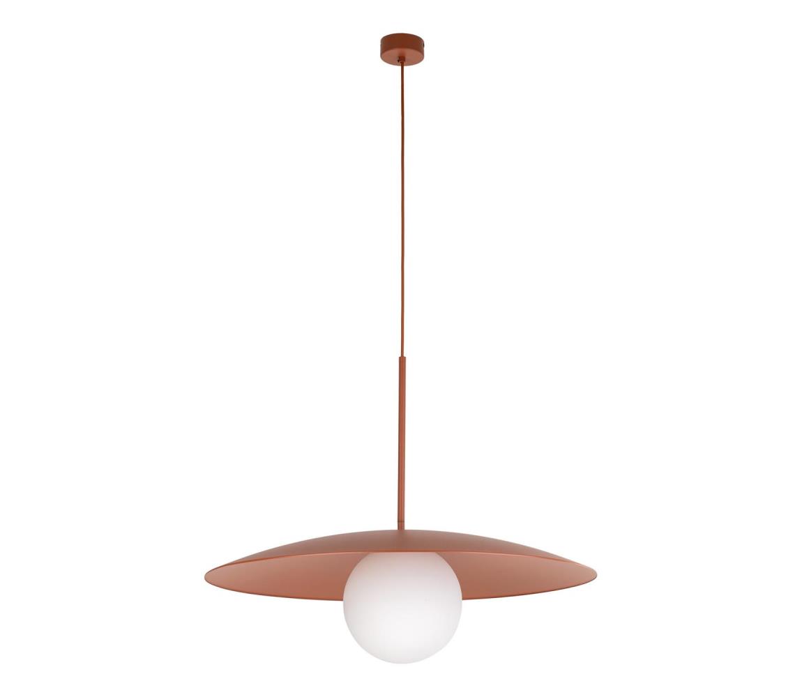  Lustr na lanku SLATE 1xE27/15W/230V pr. 65 cm cihlová 10911
