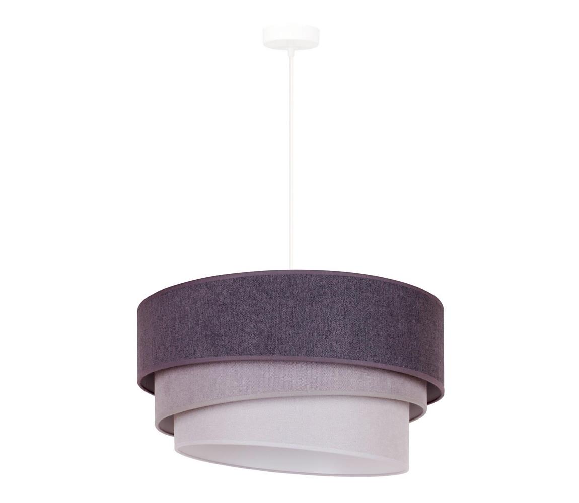  - Lustr na lanku TRIO 1xE27/15W/230V pr. 45 cm antracit/šedá/bílá 81440