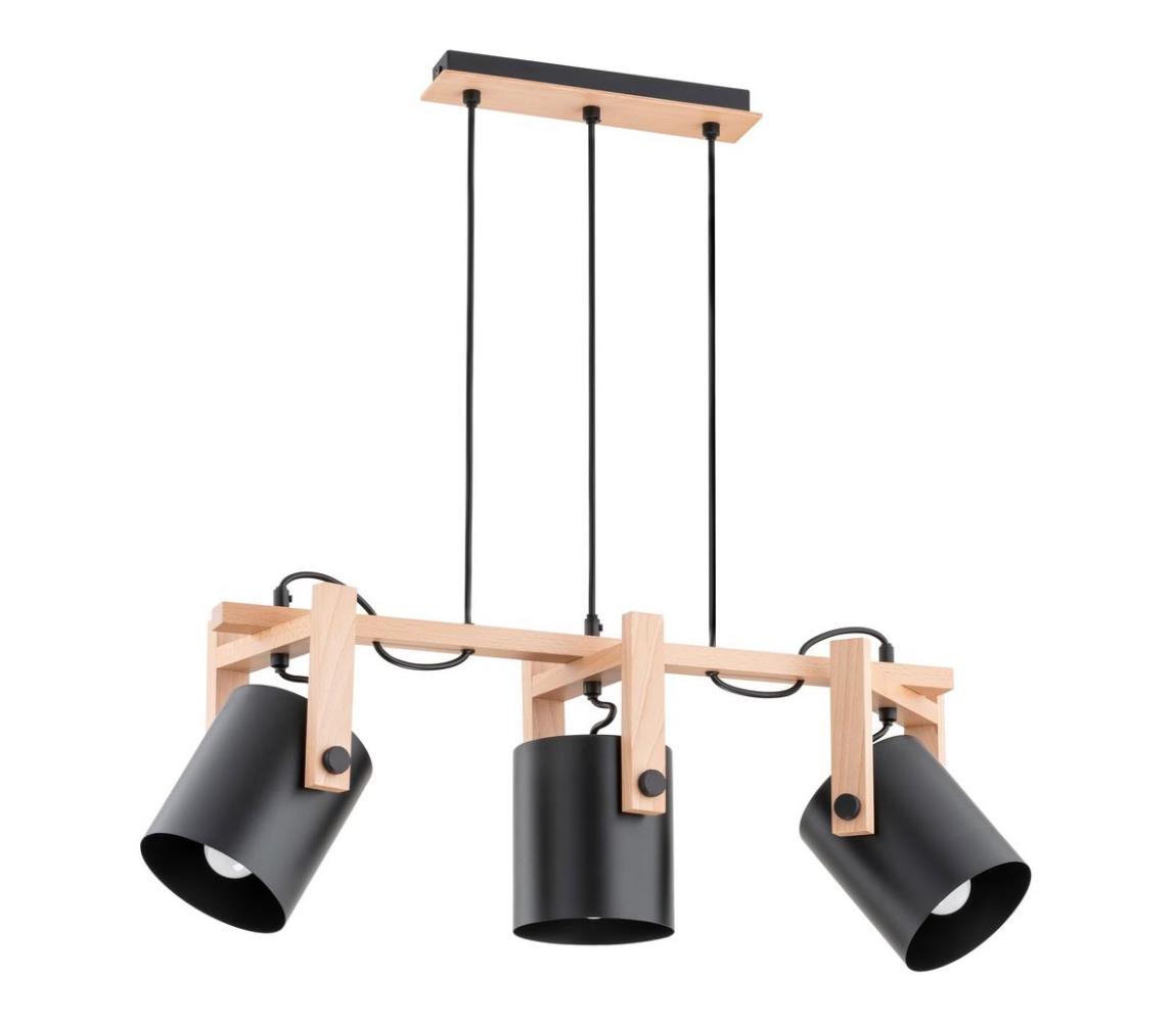  Lustr na lanku TROIS 3xE27/60W/230V 63056
