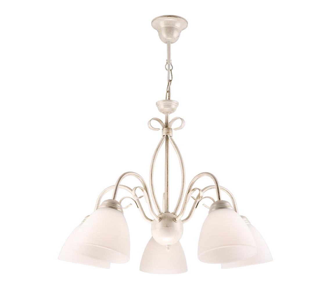  Lustr na řetězu ADELLE 5xE27/60W/230V LM 5.6 BIAŁY