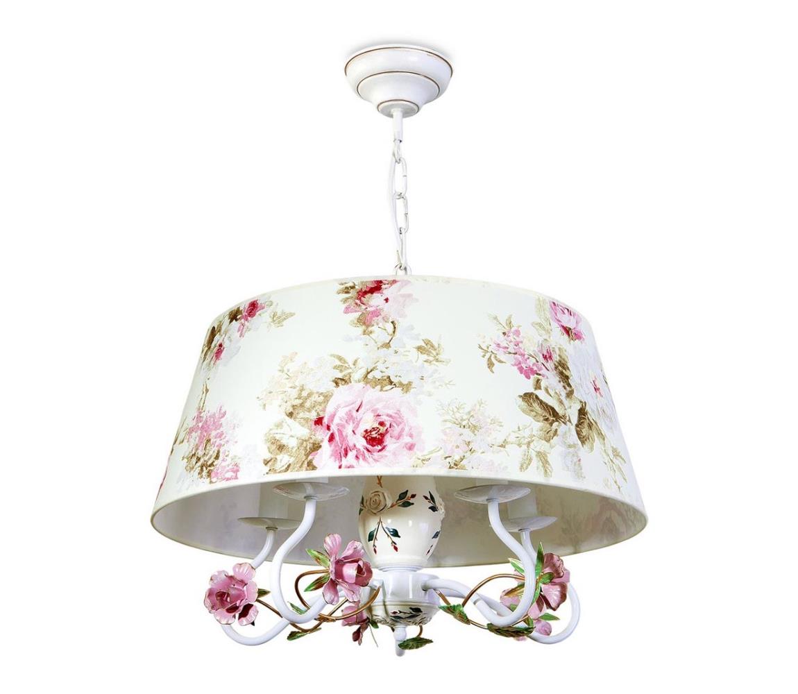  Lustr na řetězu FLORENCE 5xE14/40W/230v 7155-cl491-aba49pe14-ct0504