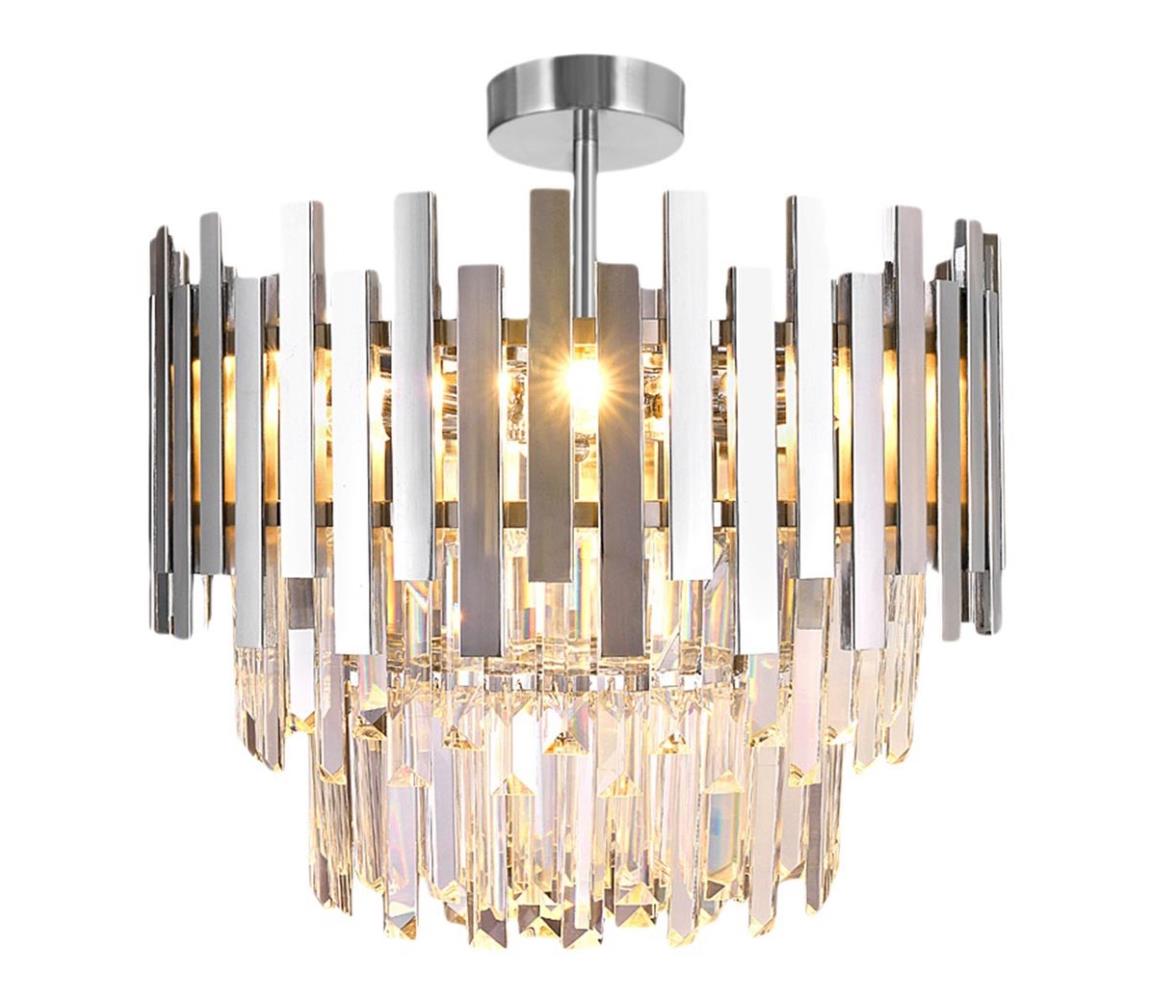  Lustr na tyči ASPEN 6xE14/40W/230V matný chrom ML8809
