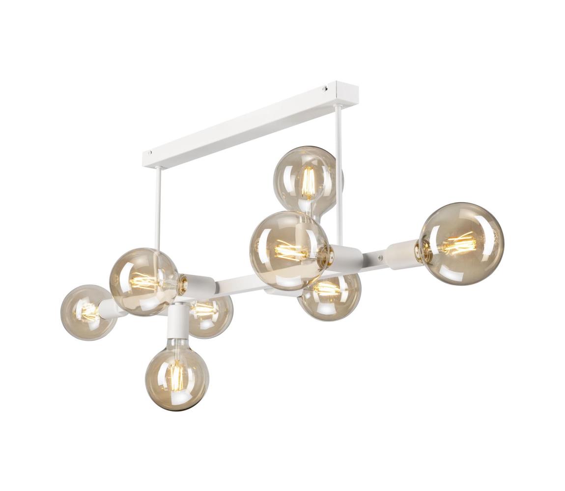  Lustr na tyči ASTRID 8xE27/60W/230V bílá LM-8.146/BIAŁY MAT