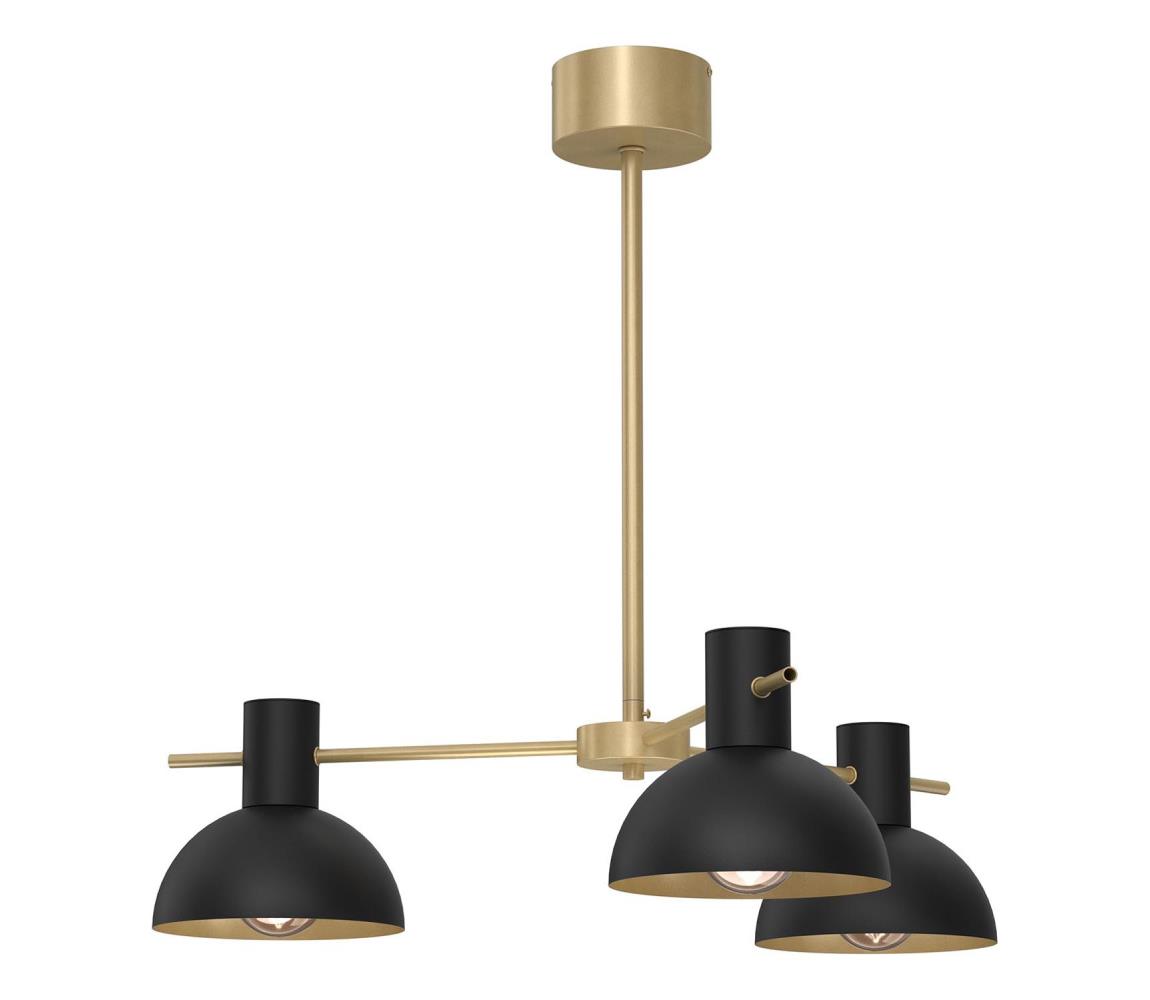  Lustr na tyči ESTATE MINI 3xE27/15W/230V černá 4289