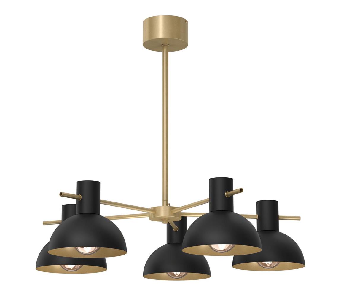  Lustr na tyči ESTATE MINI 5xE27/15W/230V černá 4290