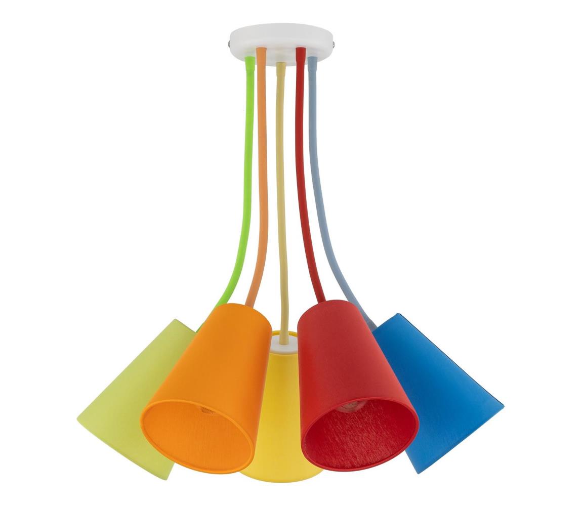  Lustr na tyči WIRE COLOUR 5xE27/60W/230V 2107