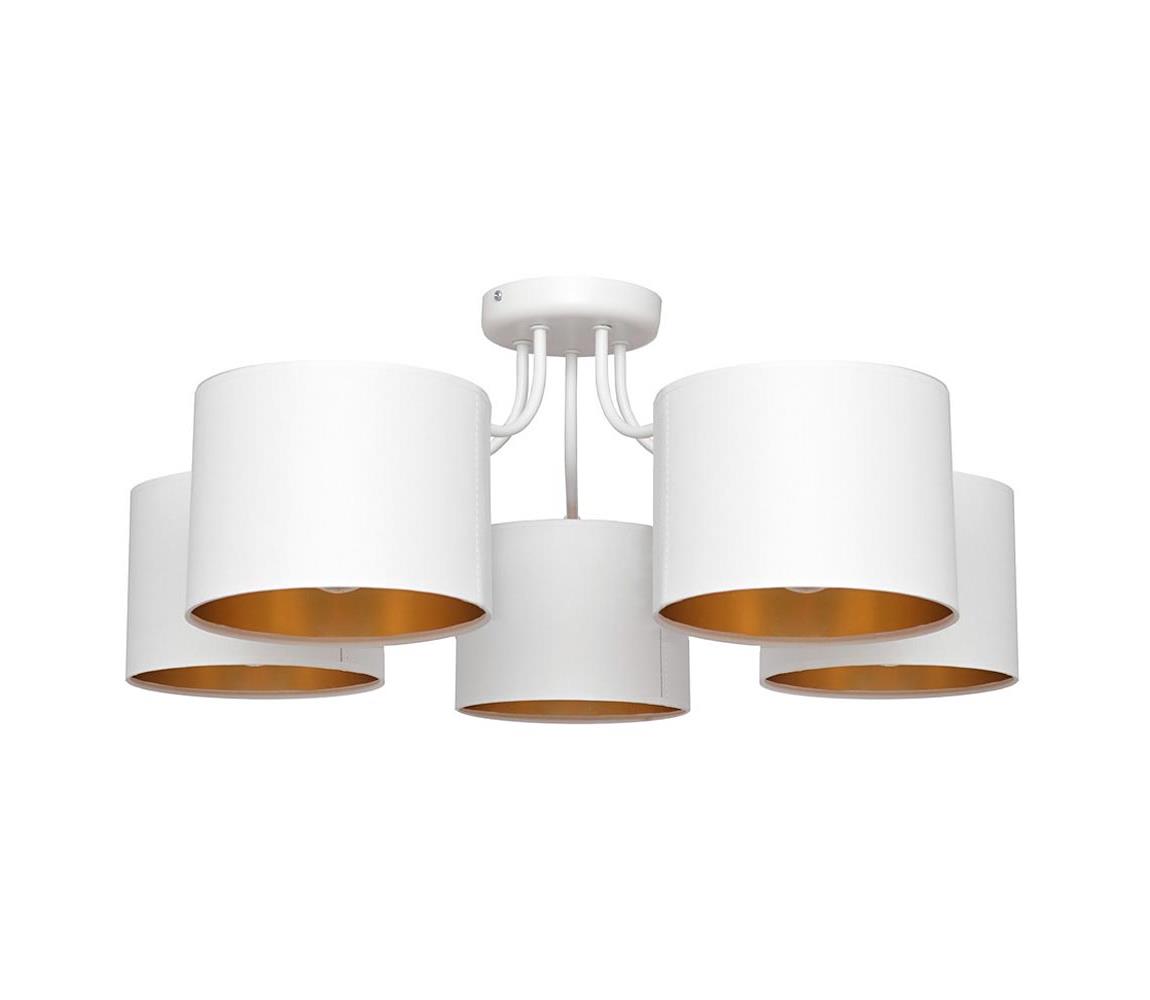  Lustr přisazený ALBA 5xE27/15W/230V bílá/zlatá P-2015/5 WT+GO