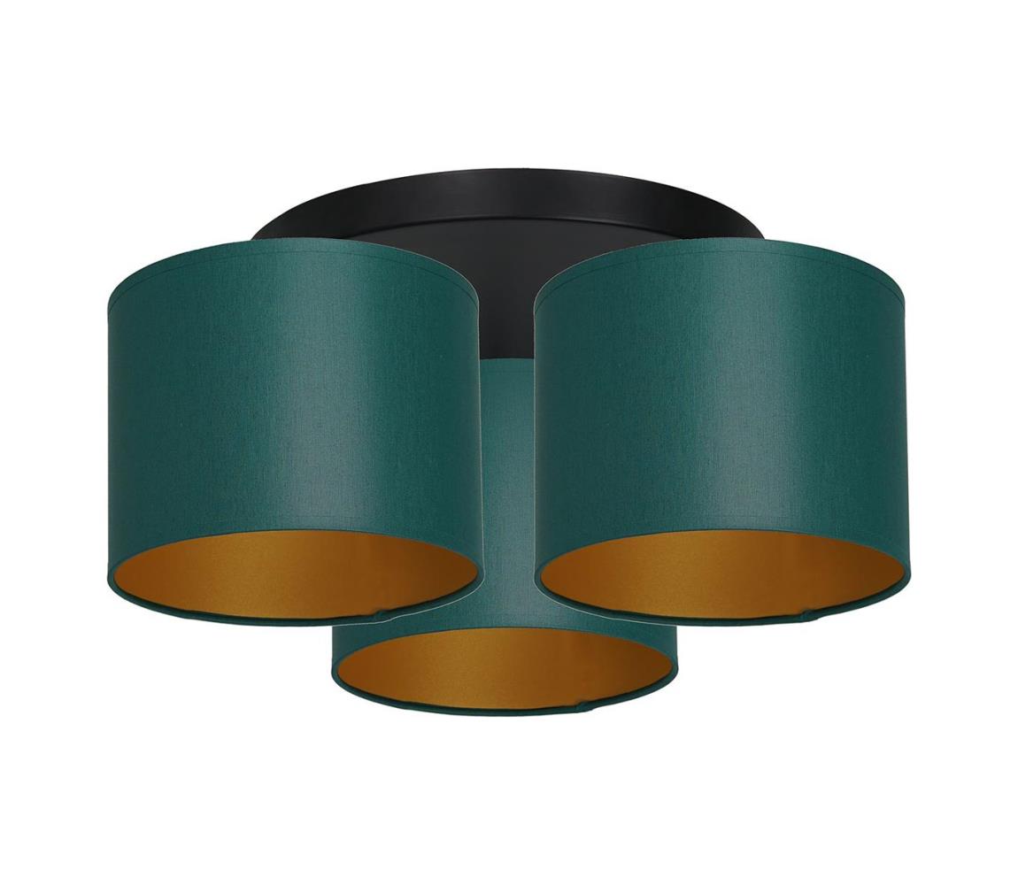  Lustr přisazený ARDEN 3xE27/60W/230V zelená/zlatá 3545