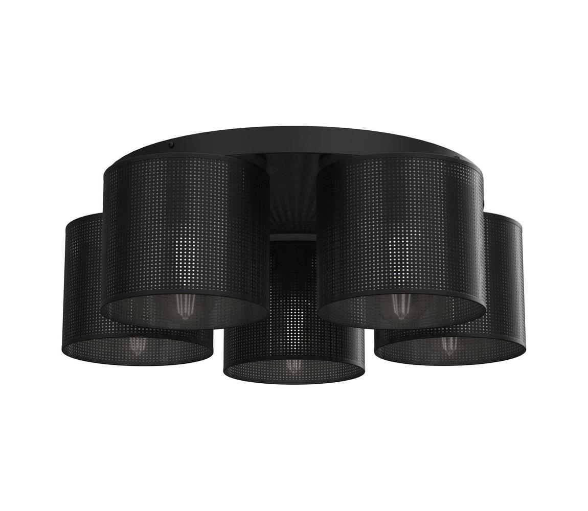  Lustr přisazený LOFT SHADE 5xE27/60W/230V černá 5235