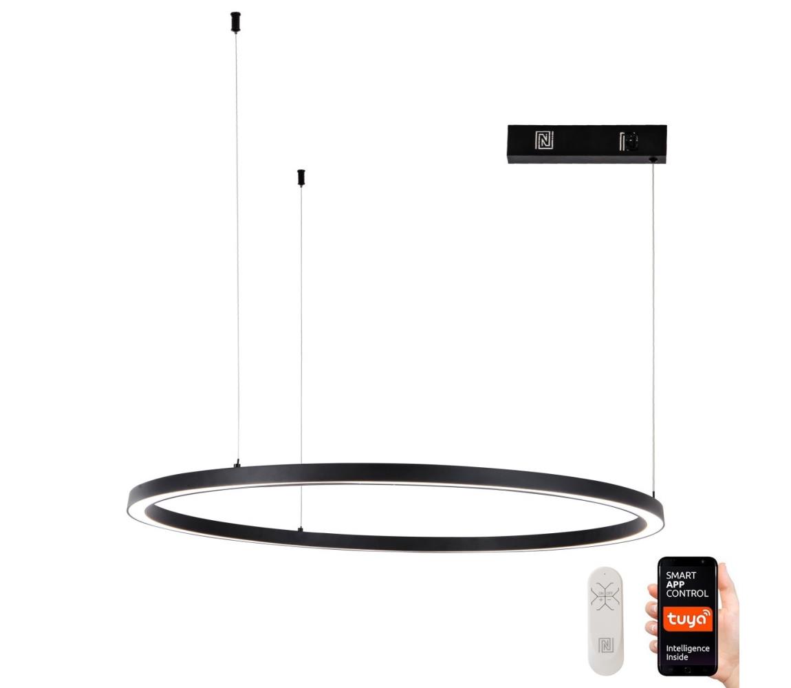  NEO 07215L-LED Stmívatelný lustr na lanku FINO 60W/230V 80cm černá Tuya+DO 07215L