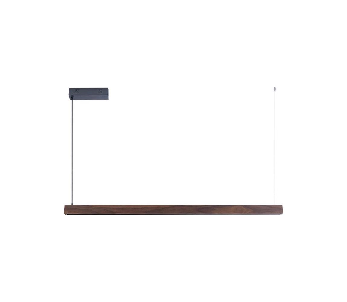  NEO 07300L-LED Stm lustr na lanku MADEIRA 26W/230V Wi-Fi Tuya 122 cm ořech 07300L