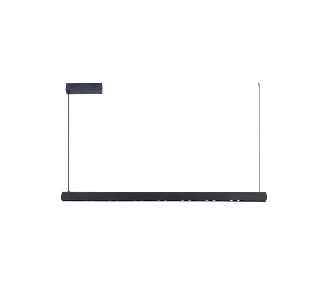  NEO 07306L-LED Stm lustr na lanku MADEIRA 26W/230V Wi-Fi Tuya 122 cm černá 07306L