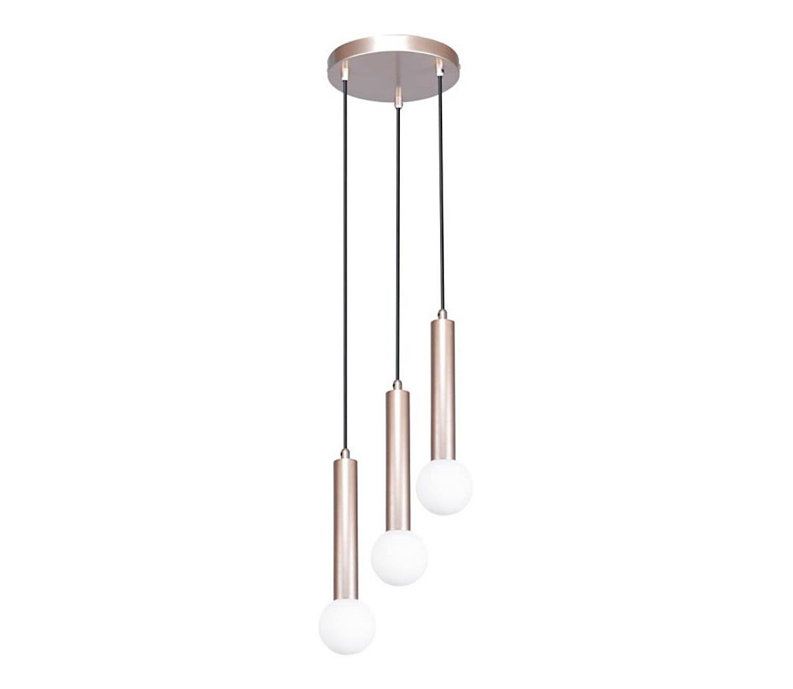  PND-33574-3-CF - Lustr na lanku FILANO 3xG9/5W/230V rose gold PND-33574-3-CF