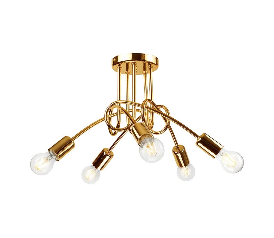  Přisazený lustr CAMILLA 5xE27/60W/230V LM 5.79 złoty