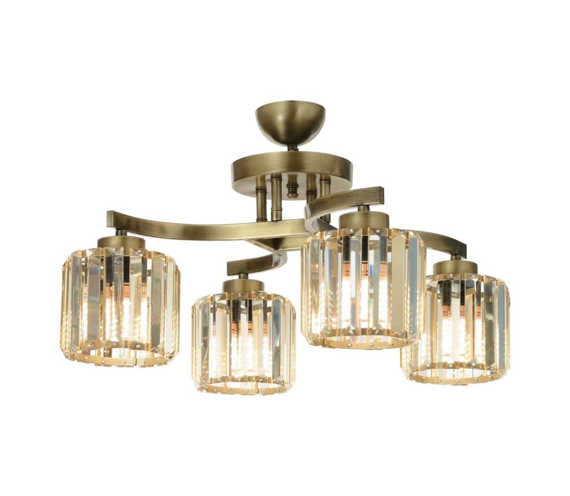  Přisazený lustr CRYSTALLINE 4xE27/40W/230V bronzová 683AVN1437