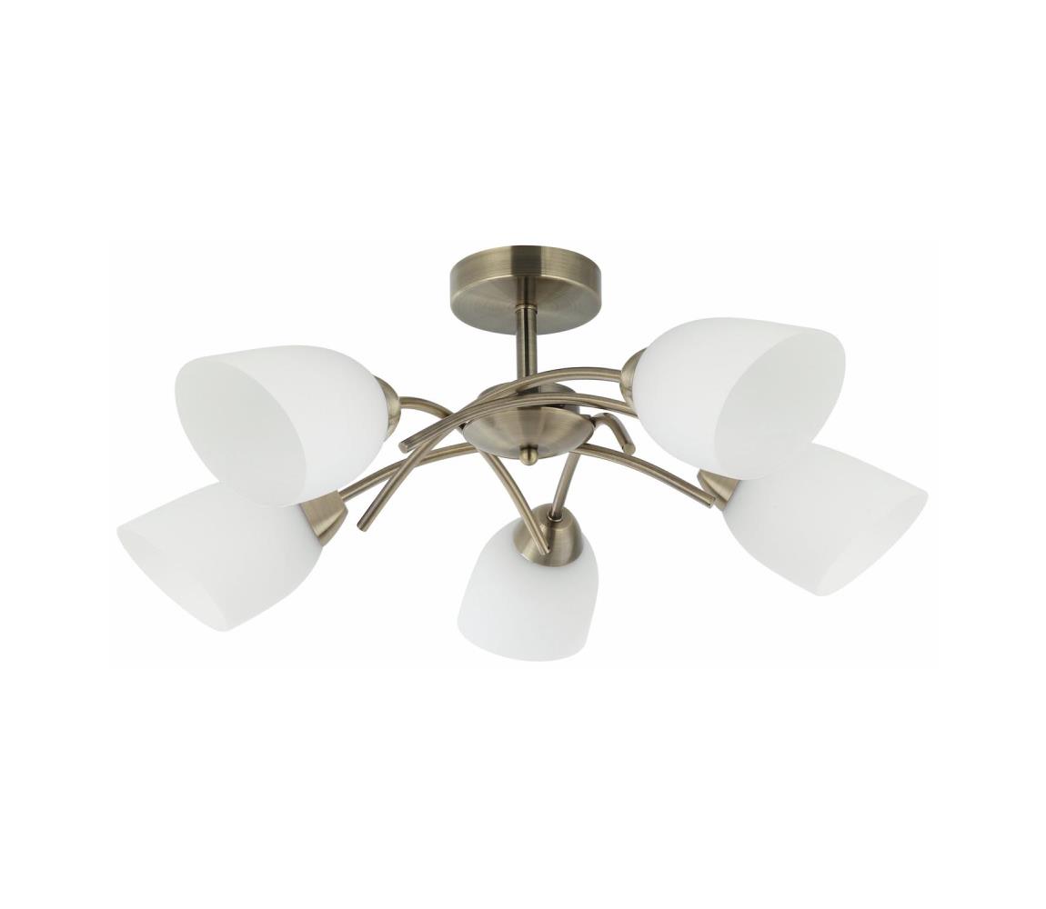  Přisazený lustr DONNA 5xE27/60W/230V patina LM-5.169