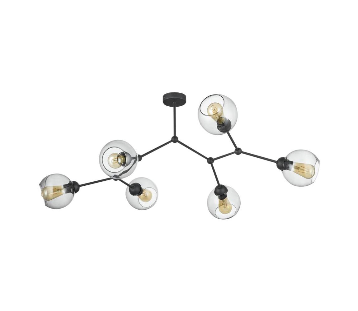  Přisazený lustr FAIRY 6xE27/60W/230V černá 2731
