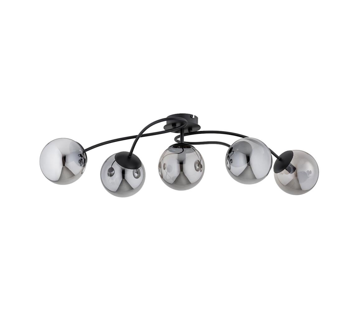  Přisazený lustr GILIAN 5xE14/40W/230V černá 63241