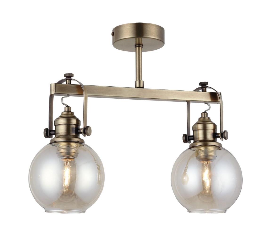  Přisazený lustr POLINO 2xE27/40W/230V bronzová 341LCA1123