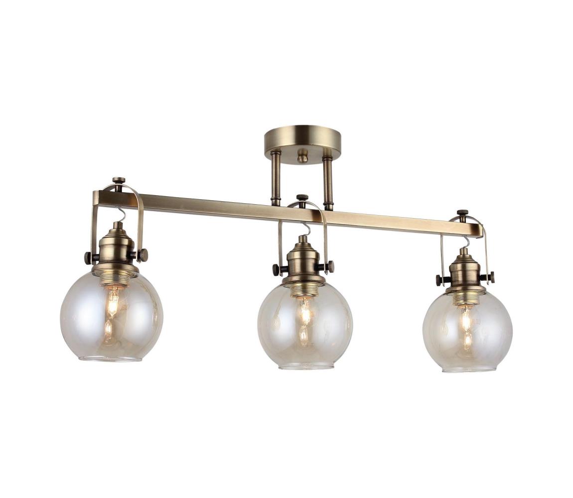  Přisazený lustr POLINO 3xE27/40W/230V bronzová 341LCA1124