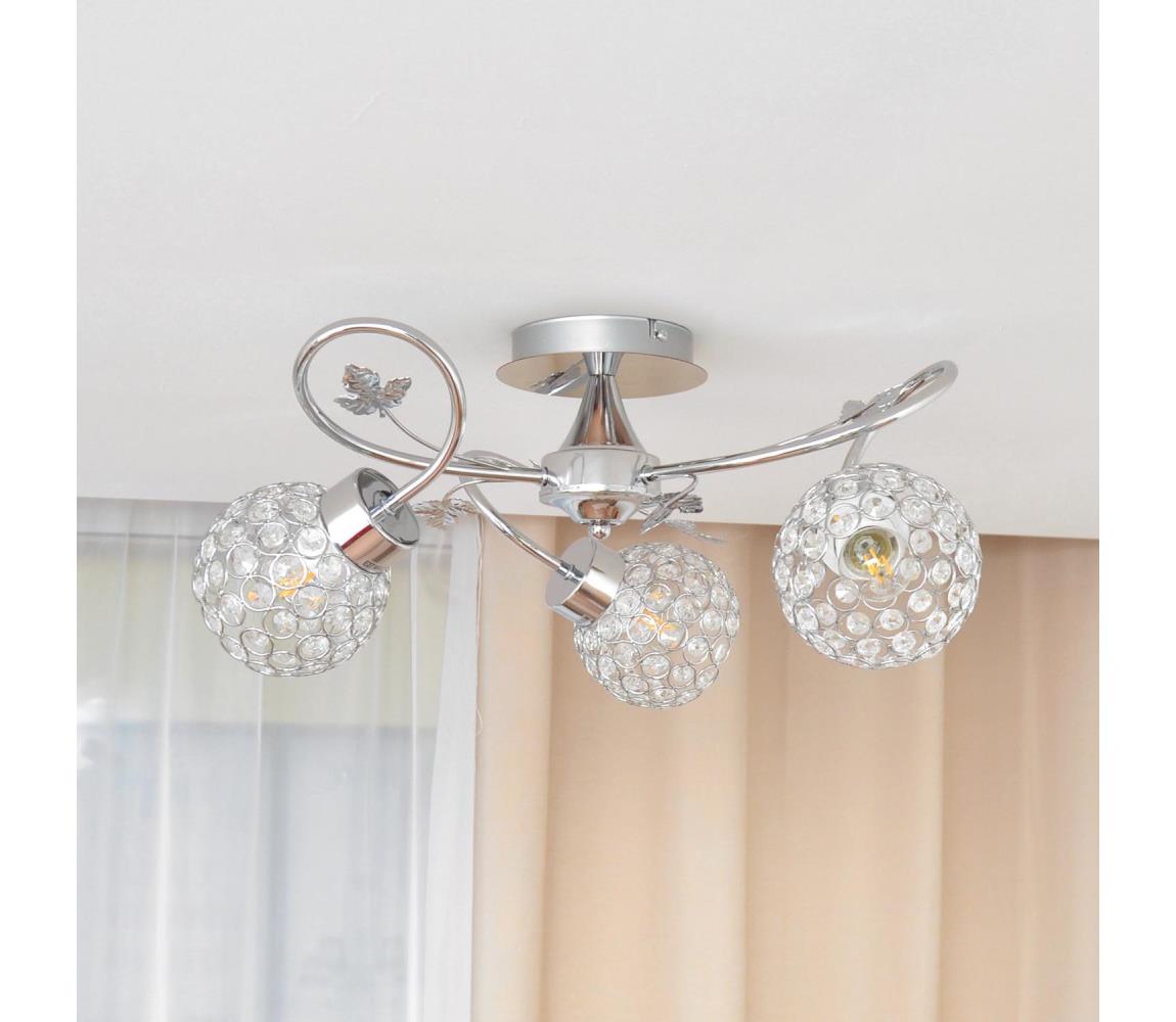  Přisazený lustr SOPHIA 3xE27/15W/230V lesklý chrom/čirá W-A 1455/3 CH