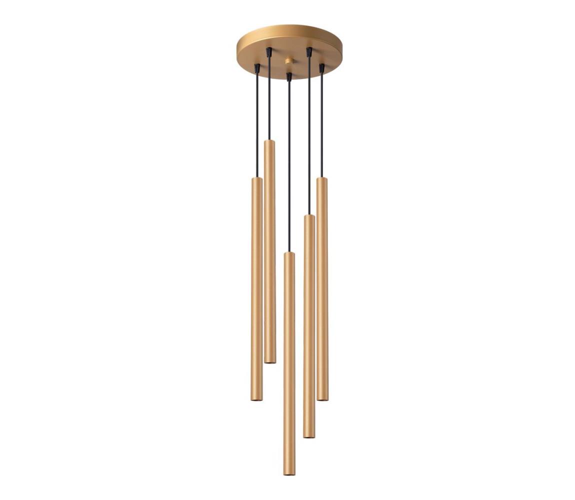  SL.1174 - Lustr na lanku PASTELO 5xG9/8W/230V zlatá SL.1174