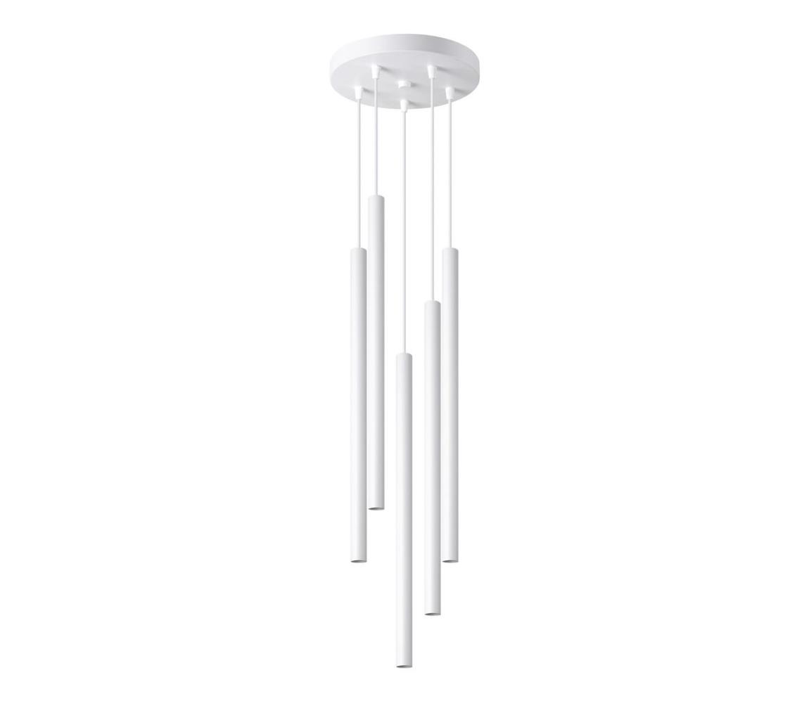  SL.1175 - Lustr na lanku PASTELO 5xG9/8W/230V bílá SL.1175