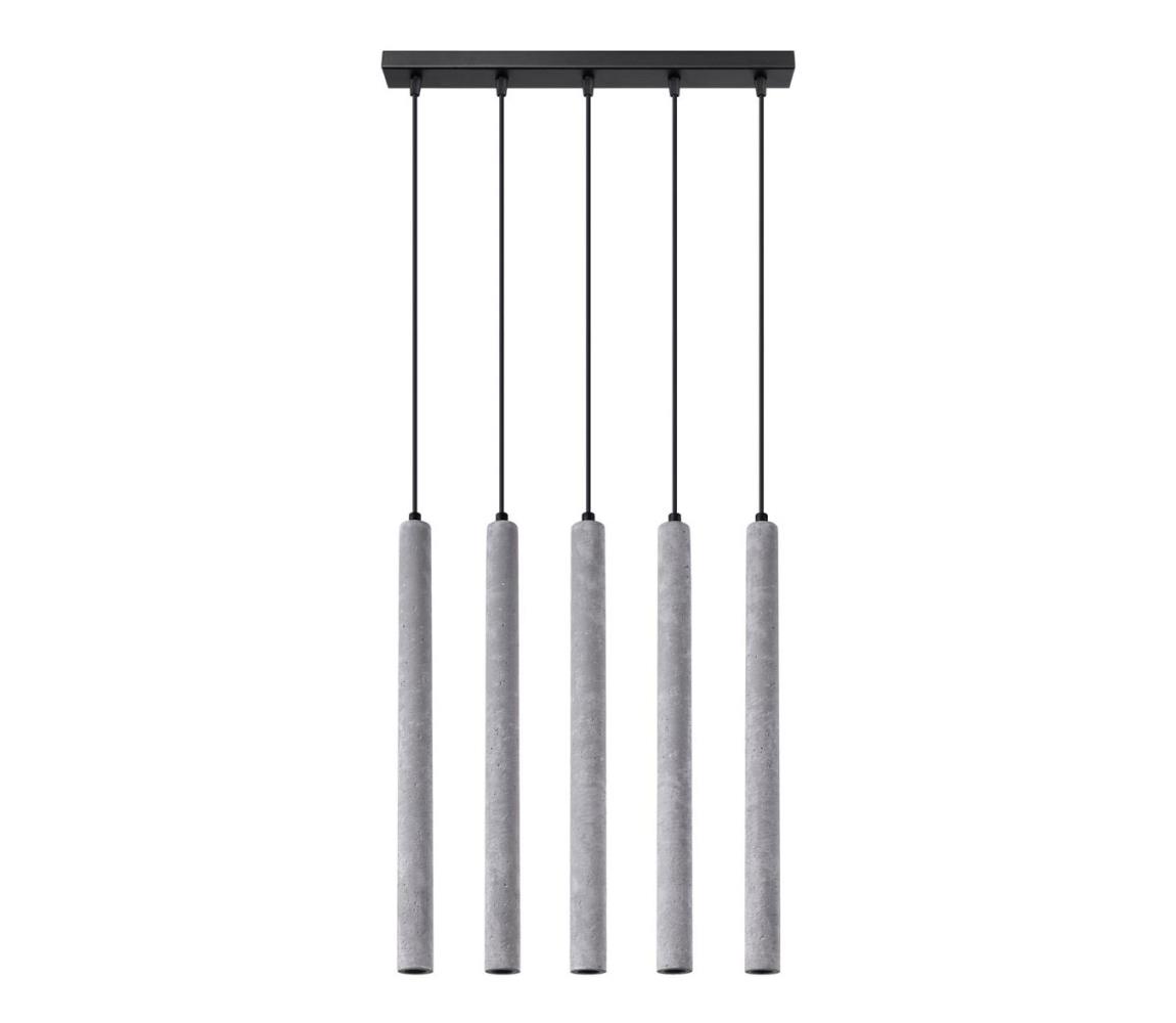  SL.1274 - Lustr na lanku PASTELO 5xG9/8W/230V beton SL.1274
