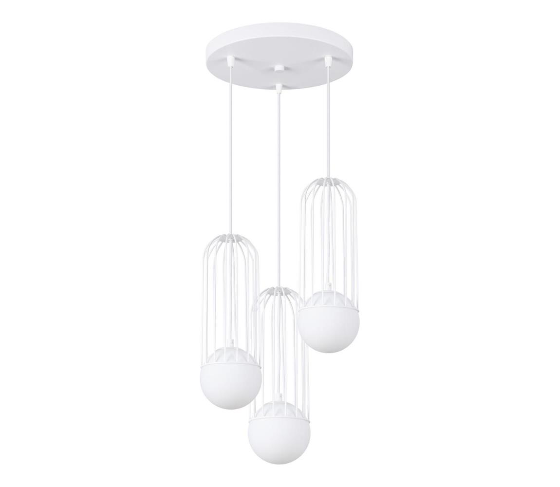  SL.1335 - Lustr na lanku BRINA 3xG9/8W/230V bílá SL.1335