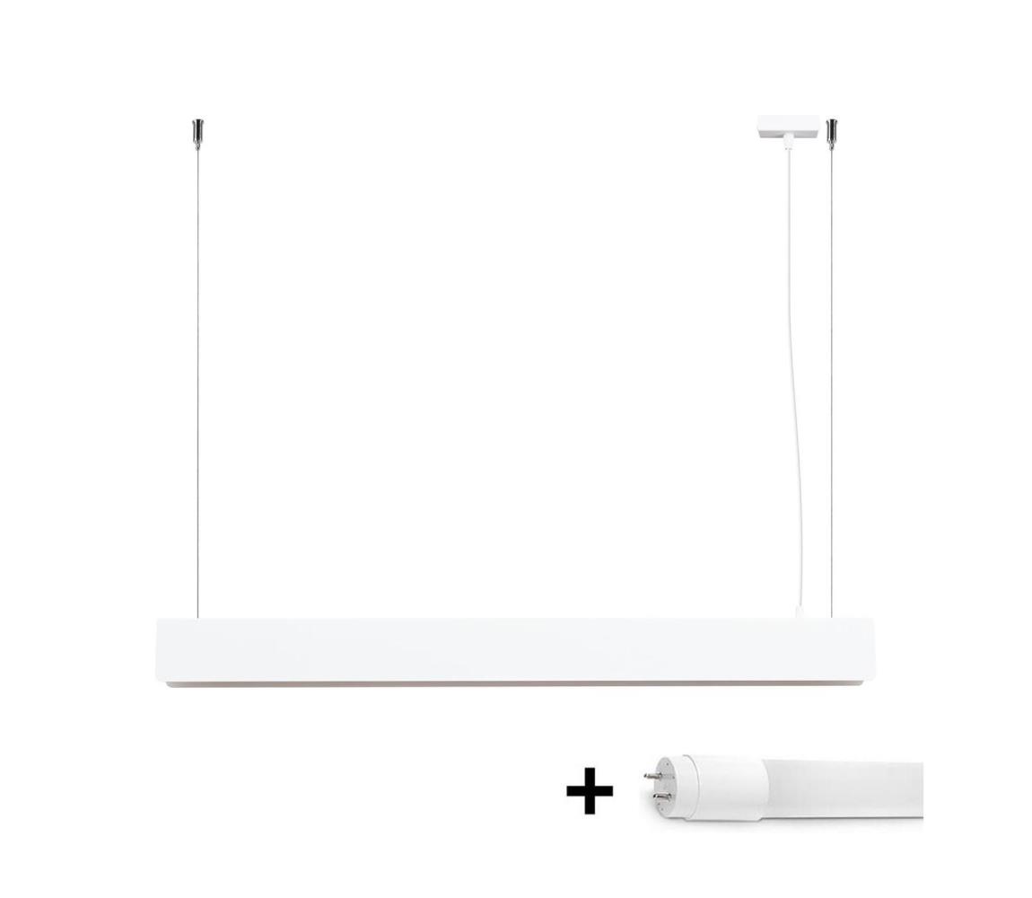  SL.1394 - LED Lustr na lanku SPARK 1xG13/8,5W/230V bílá SL.1394