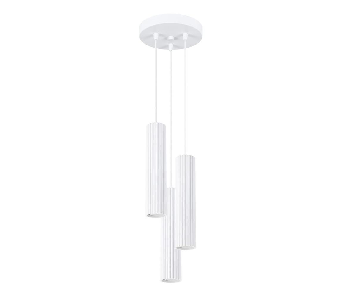  SL.1538 - Lustr na lanku KARBON 3xGU10/10W/230V bílá SL.1538