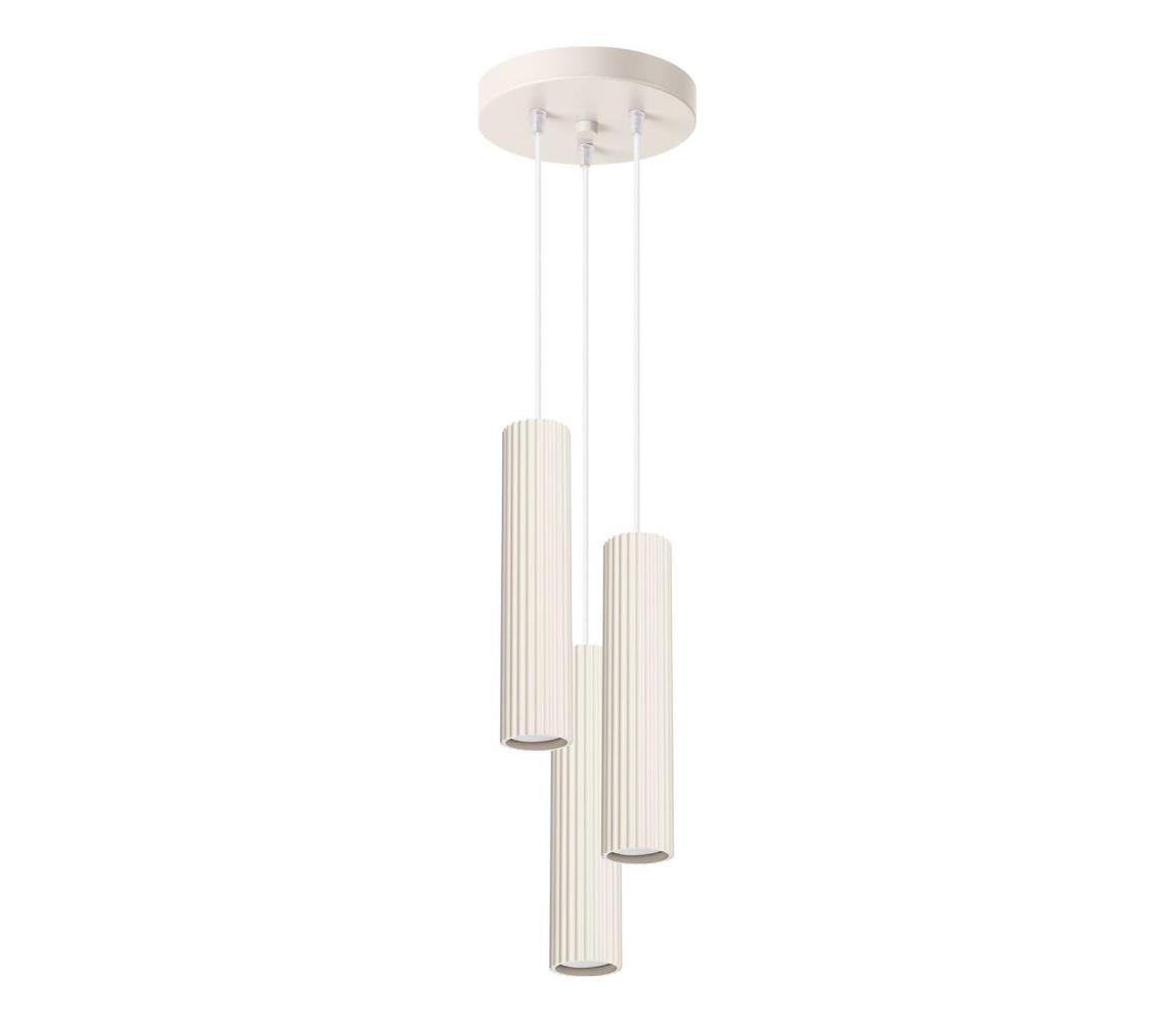  SL.1595 - Lustr na lanku KARBON 3xGU10/10W/230V krémová SL.1595