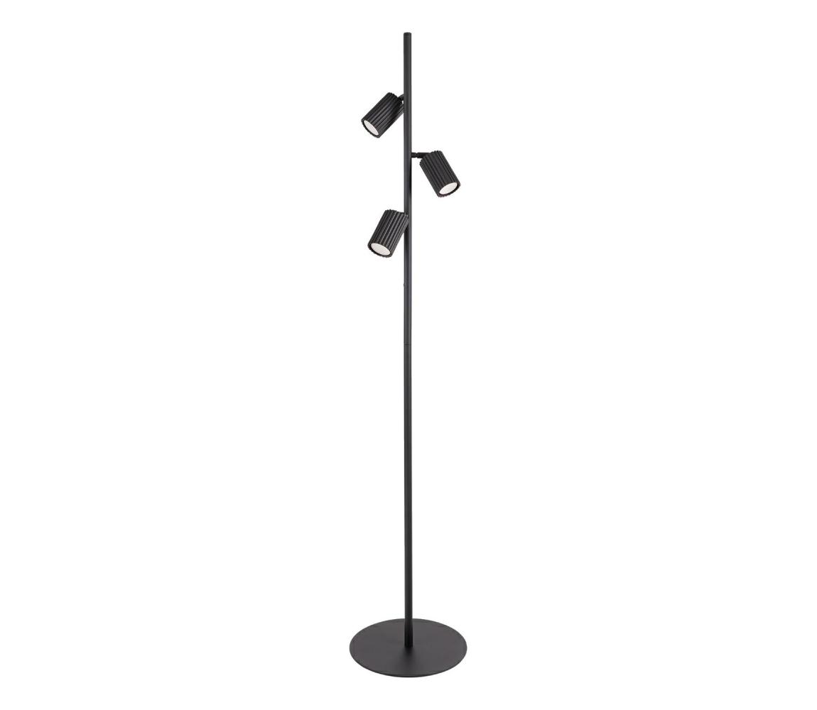  SL.2016 - Stojací lampa KARBON 3xGU10/10W/230V černá SL.2016