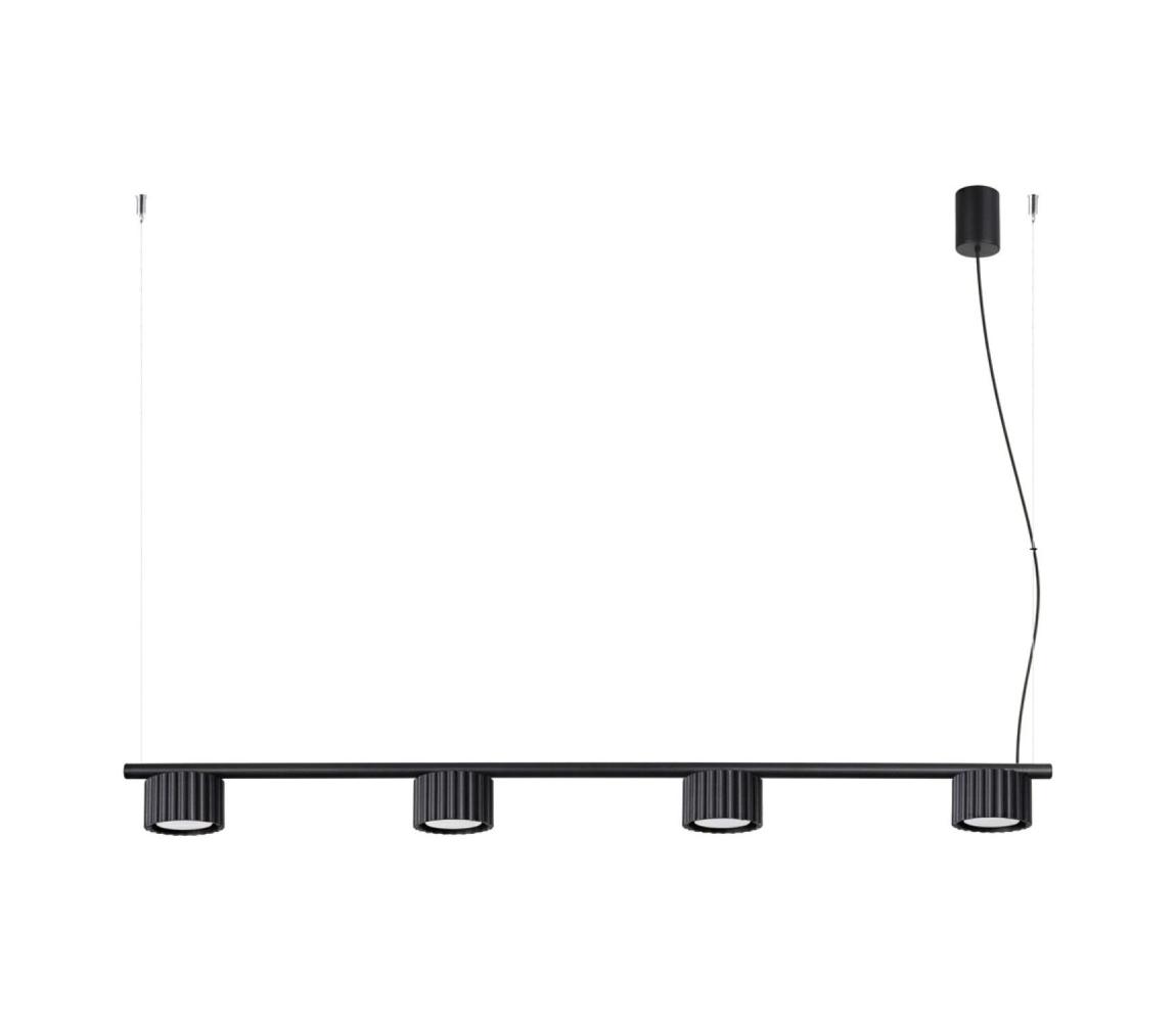 SL.2696 - Lustr na lanku AURA 4xGX53/10W/230V černá SL.2696