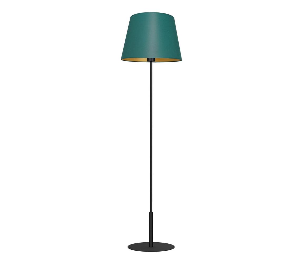  Stojací lampa ARDEN 1xE27/60W/230V zelená/zlatá 3561