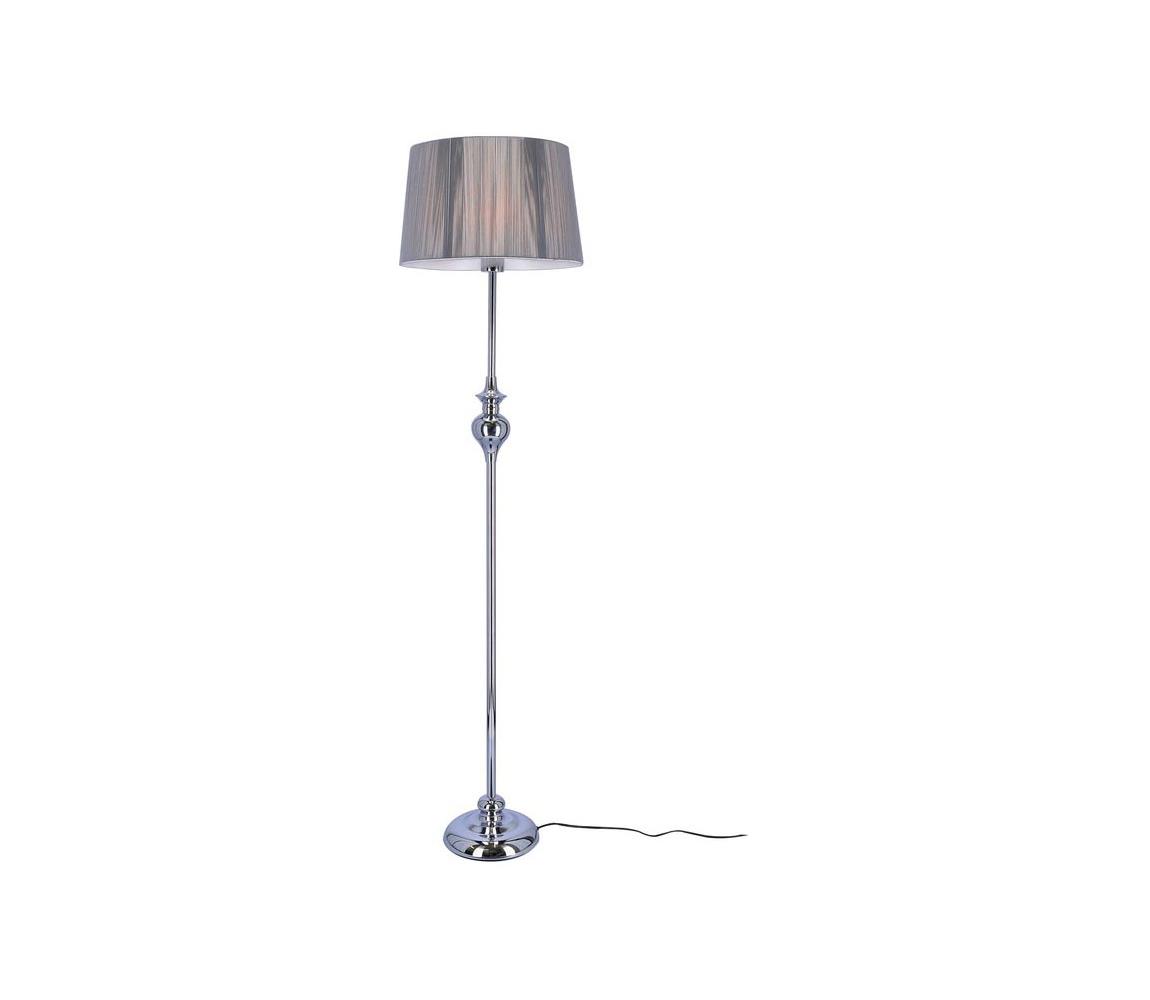  Stojací lampa GILLENIA 1xE27/60W/230V stříbrná 51-11947