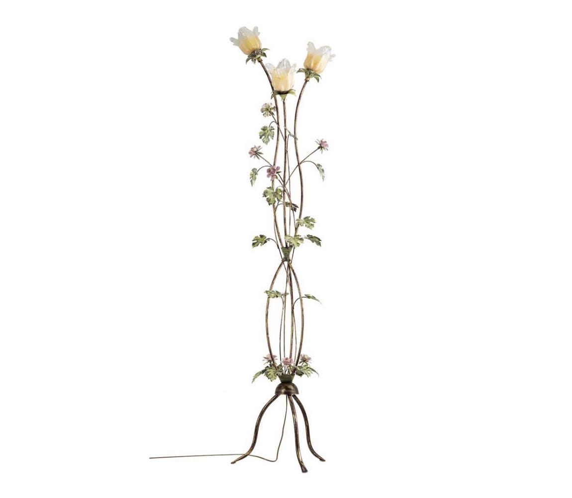  Stojací lampa ROSALIA 3xE14/40W/230V žlutá 1613-cl117-pla81-cp024